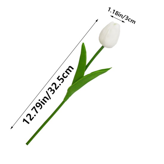 YASENN 24pcs Artificial Tulips YASENN 24pcs Artificial Tulips
